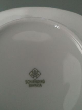 Ensemble raffiné en porcelaine de Bavière Schrinding