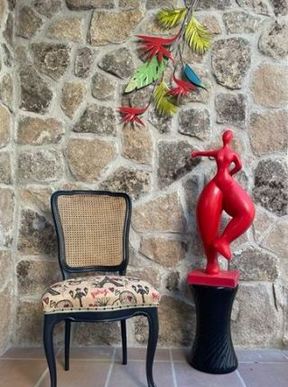 Chaise bois osier Paris