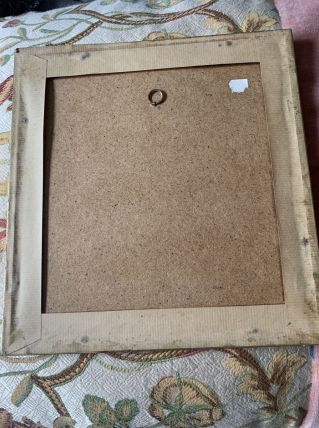 Cadre avec  tapisserie