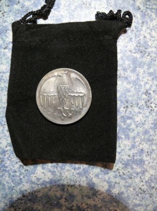 pièce de 5 Reichmarks Adolf Hitler