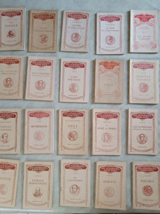Lot de 30 "Les classiques pour tous" Librairie Hatier