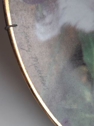 Assiette décorative purrfection fancy matthews