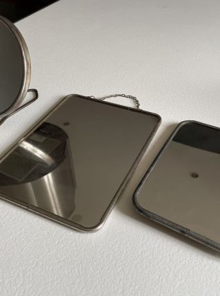 Lot de 3 miroirs de barbier