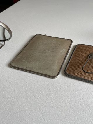 Lot de 3 miroirs de barbier