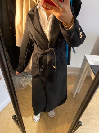 Trench à boutons et ceintureX L