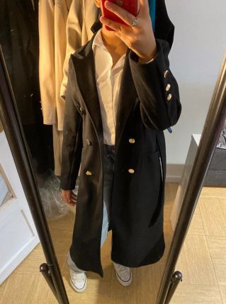 Trench à boutons et ceintureX L