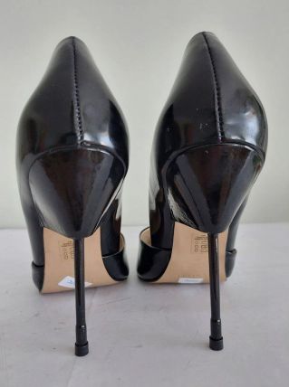 207C* SAN Marina - sexy escarpins noirs cuir high heels (38)