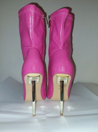 230C* sexy boots high heel fushia (41)