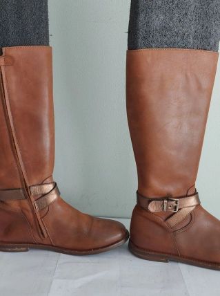 179C* Zecchino d'oro - jolies bottes brunes cuir (37)