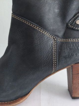 177C* superbes bottes bleues cuir Walk in The Park (40)