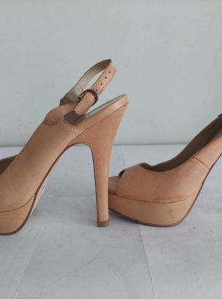 156C* SAN Marina - sexy sandales saumon cuir (39)