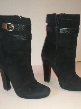 121A* DEL Gatto - superbes boots noirs cuir luxe (38)