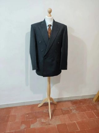 Impressionnant costume croisé pinstripe