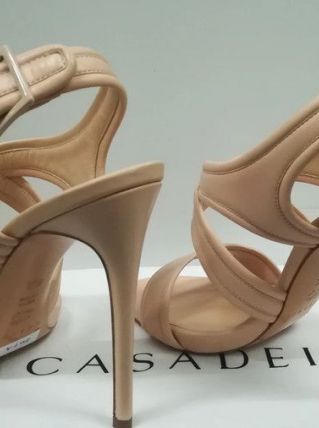 201A* sexy sandales haut gamme cuir Casadei (36,5)