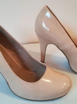 Tamaris - jolis escarpins nude lack (40)