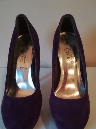 536A* EMILIO LUCA- Magnifiques sandales couleur bleu et lila