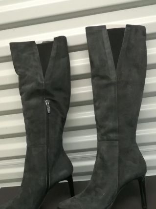 BEOriginal superbes bottes grises cuir (41)