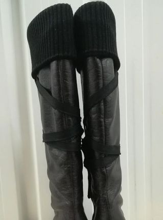 Stella MC Cartney - rare bottes tt cuir (38,5)