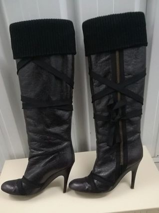 Stella MC Cartney - rare bottes tt cuir (38,5)