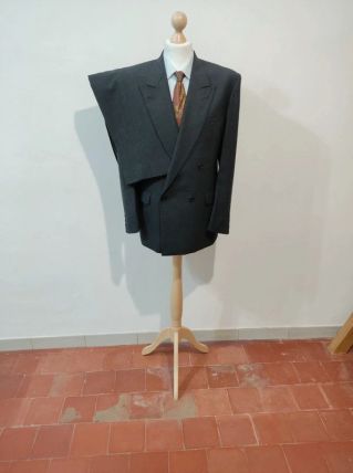 Classique costume croisé en laine