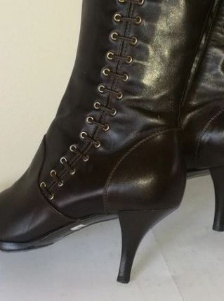 615B* magnifiques bottes marron foncé luxe full cuir Sergio 