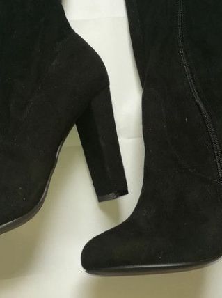 jolies cuissardes noires neuves high heels (37,5)