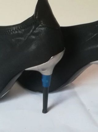 33C* Casadei - superbes escarpins bleus tout cuir (36)