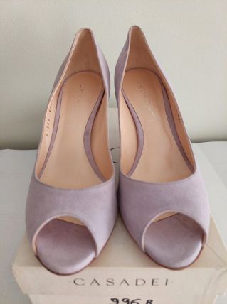 Casadei - sexy escarpins couleur lavande full cuir (p 40)