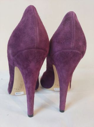 747B* Casadei - sexy escarpins de luxe violet full cuir 37,5