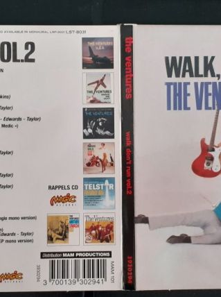 CD The Ventures walk don't run vol 2 