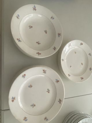Assiettes plates 11 et 8 creuses St Amand