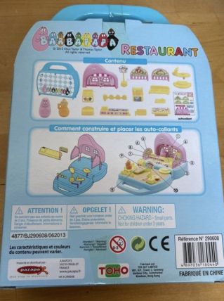 Jouet/jeux Barbapapa - restaurant 