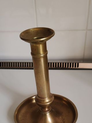 Bougeoir vintage en laiton