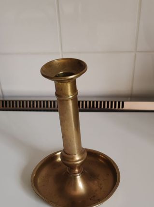 Bougeoir vintage en laiton