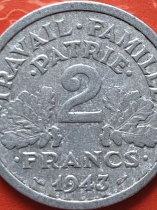 Piece De 1 Franc 1943 WWII