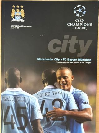 Manchester City v Bayern Munich, Champions League, 7.12.11
