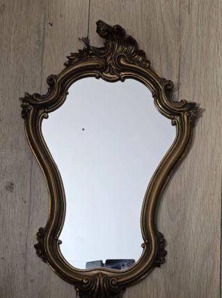 Miroir style baroque en résine 