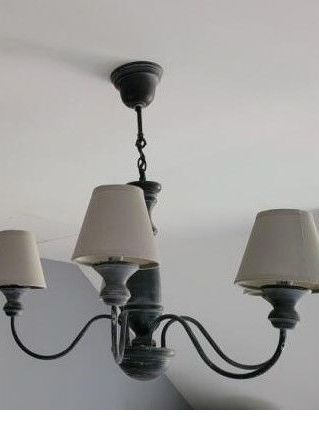 Lustre gris maison de campagne