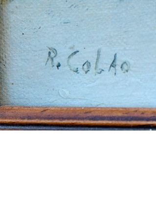 Tableau de Fleurs signé Rudolf COLAO