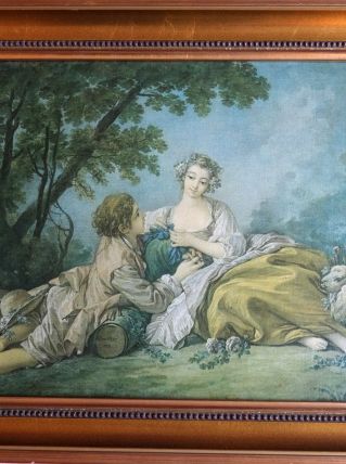 TABLEAU  la musette de BOUCHER