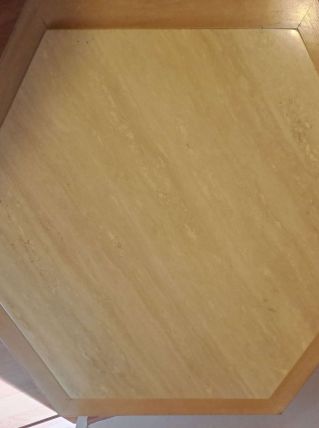 Table basse en travertin