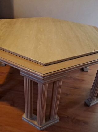 Table basse en travertin