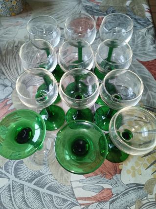 Verres à vin blanc vintages