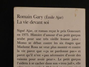 Intrattenimento Libri Letteratura e narrativa Letteratura classica Livre La vie devant soi de Romain Gary 