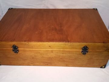 Ancienne valise bois