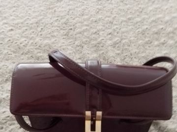 Sac Main Pochette Vintage Années 70 Noir - Occasion Sans Marque