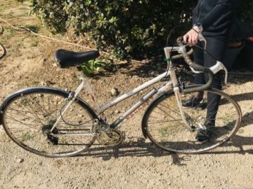 Velo demi course vintage online
