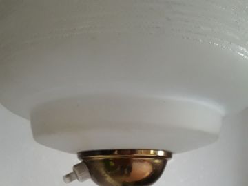 Lampadaire Vintage Maison Lunel - Palissandre Et Laiton, Design Années 1950 Art Déco