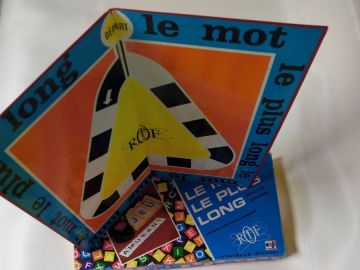 Jeu De Société Vintage 'Le Mot Le Plus Long' 1969 - Pour 2 Joueurs - À Partir De 5 Ans