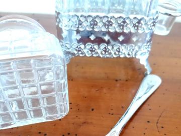 1 Pot en verre vintage Rangement cuisine Bocal en verre Anné – Luckyfind